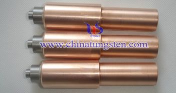 EDM Tungsten Copper Electrode and Positive Polarity tungsten copper electrode picture